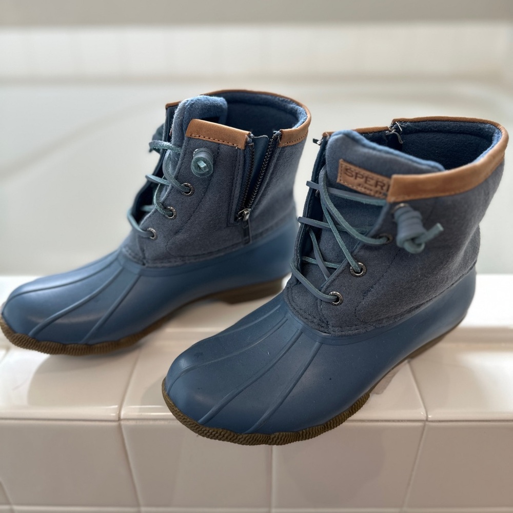 Sperry Saltwater Duck Boots | Wool Lined Waterpro… - image 1